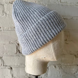 Merino Wool Everyday Beanie - Light Grey Mélange