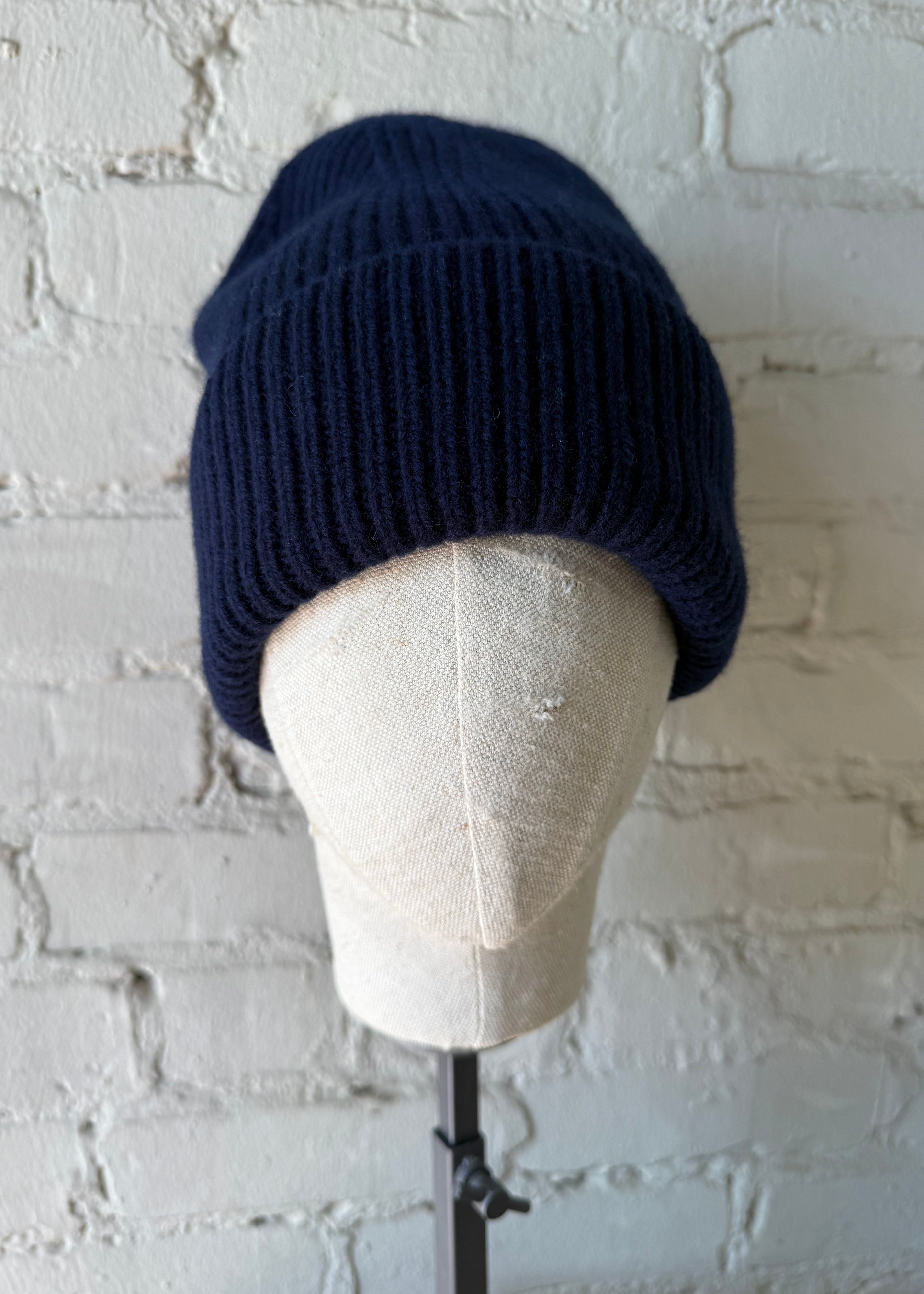 Merino Wool Everyday Beanie - Navy