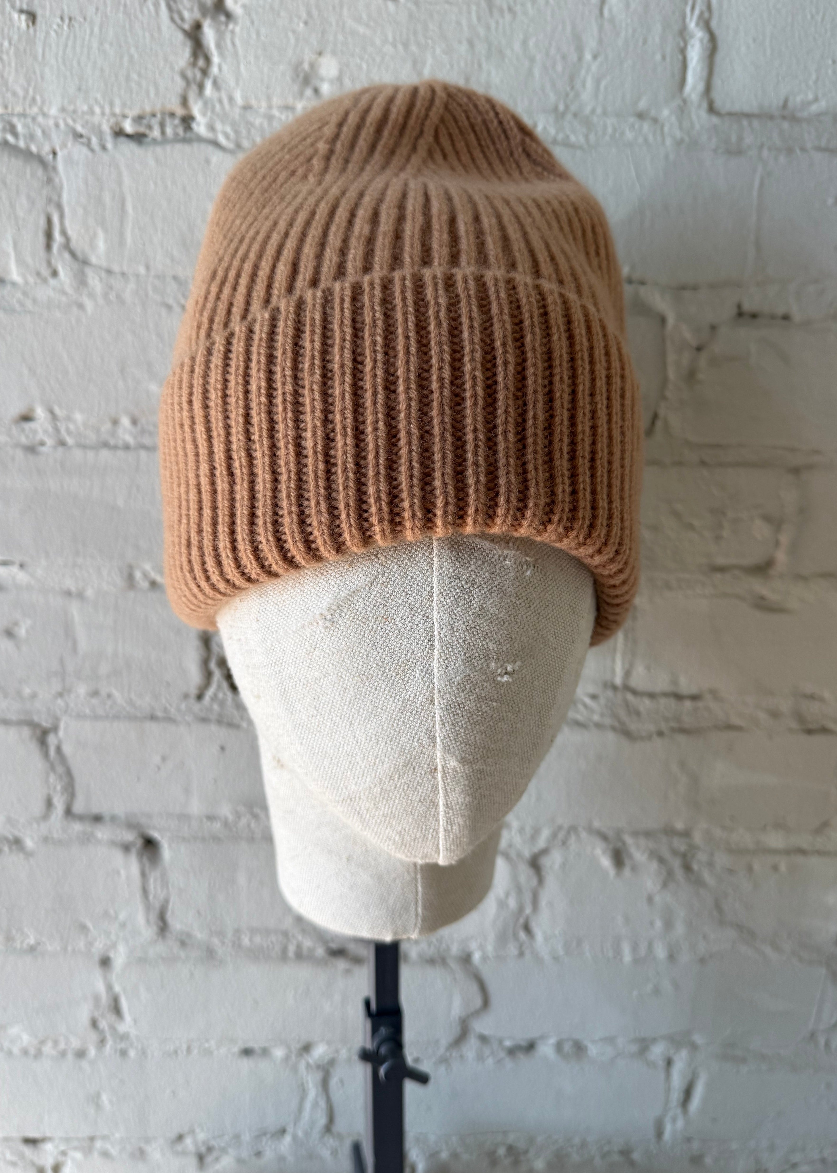 Merino Wool Everyday Beanie - Camel