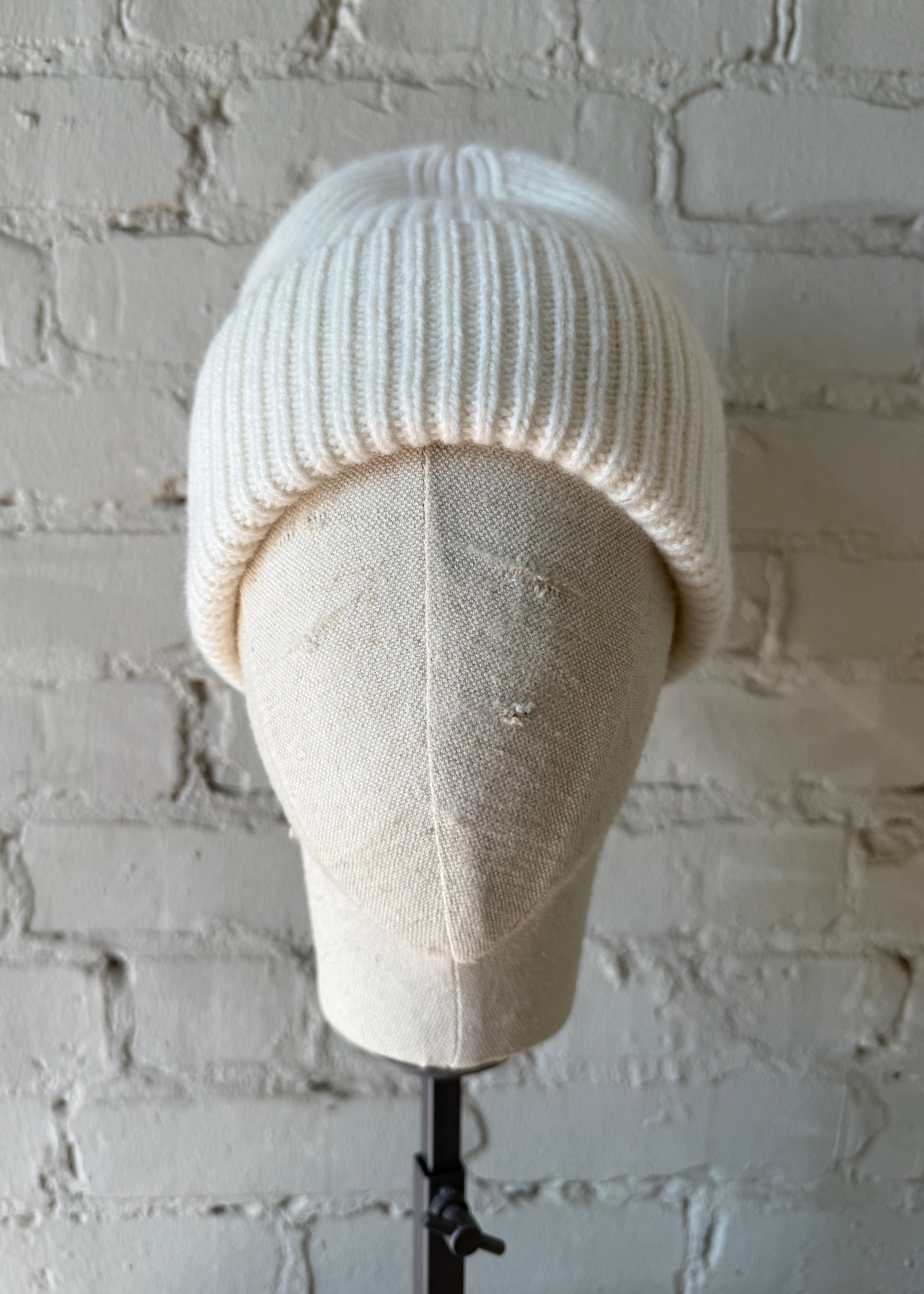 Merino Wool Everyday Beanie - Off White