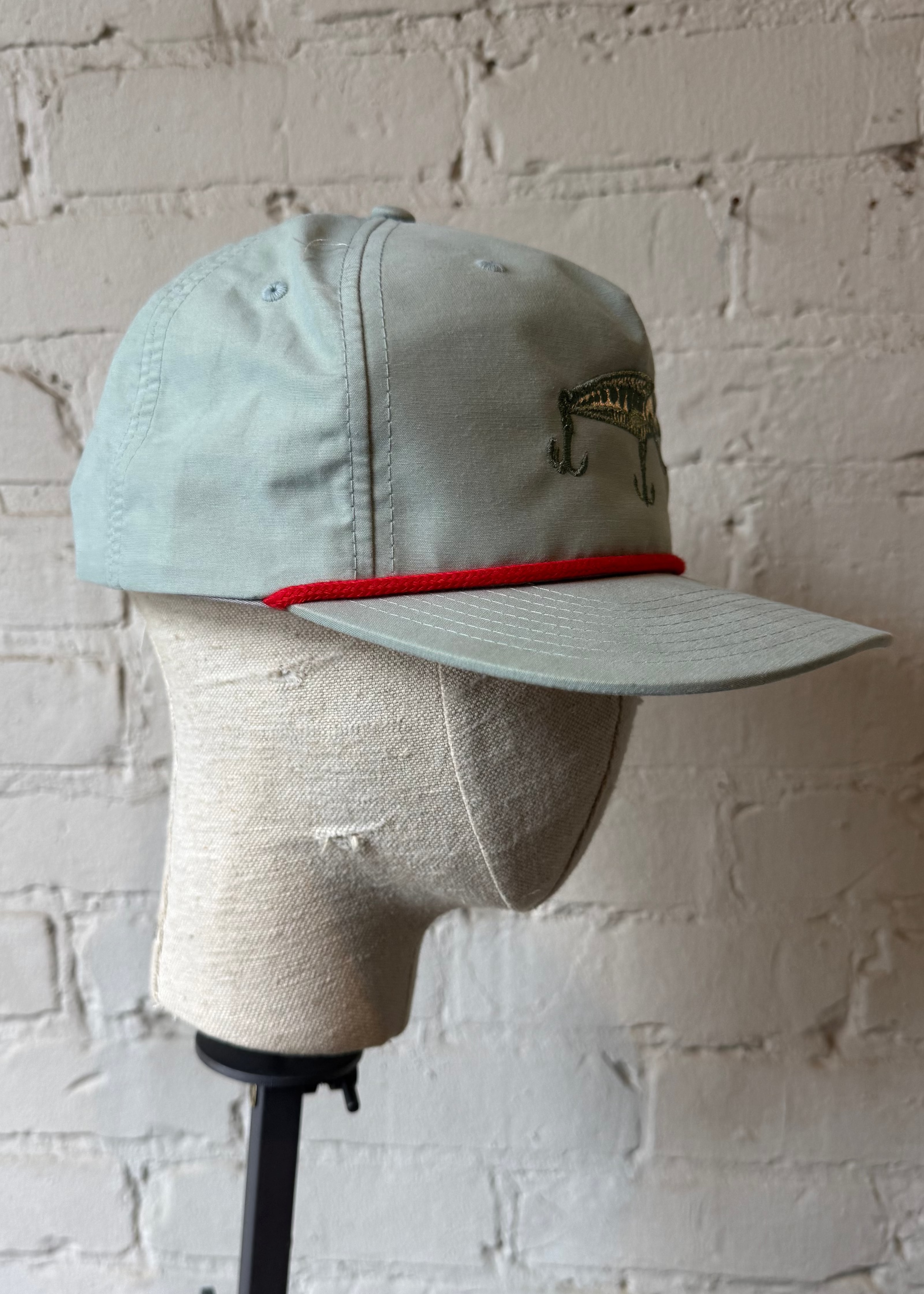 Fishing Lure Embroidered Hat - Red Lake