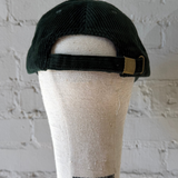 Holland Corduroy Hat - Cream / Forest