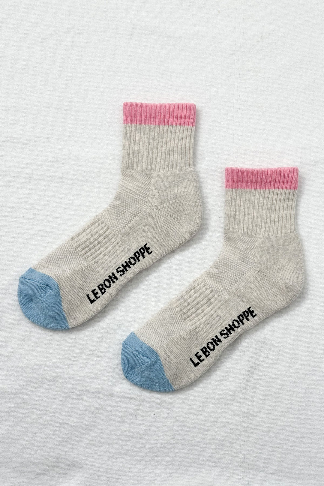 Girlfriend Socks - Grey Pink