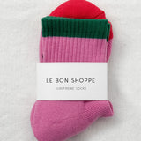 Girlfriend Socks - Rose Green