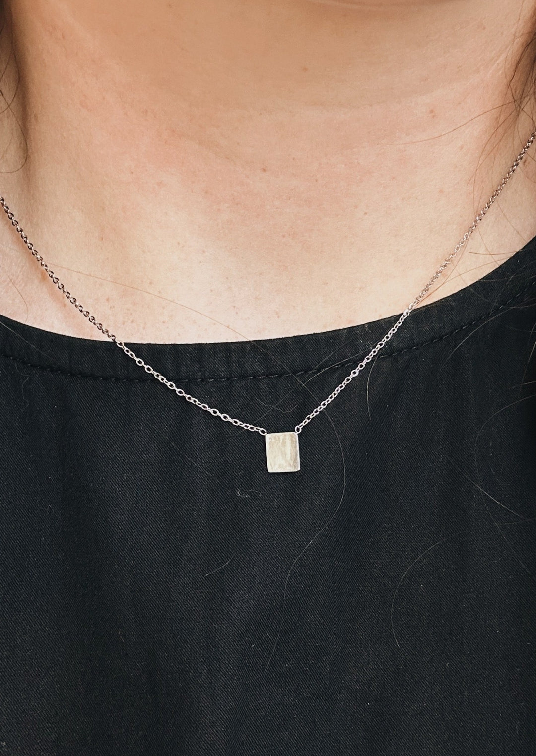 Tag Necklace - Silver