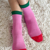 Girlfriend Socks - Rose Green