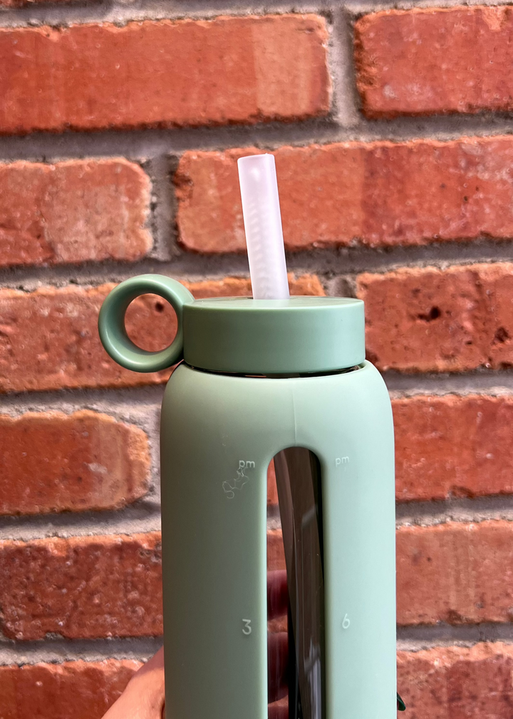 21oz Bottle Straw Carry Cap - Aloe