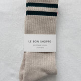 Extended Boyfriend Socks - Oatmeal