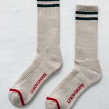 Extended Boyfriend Socks - Oatmeal