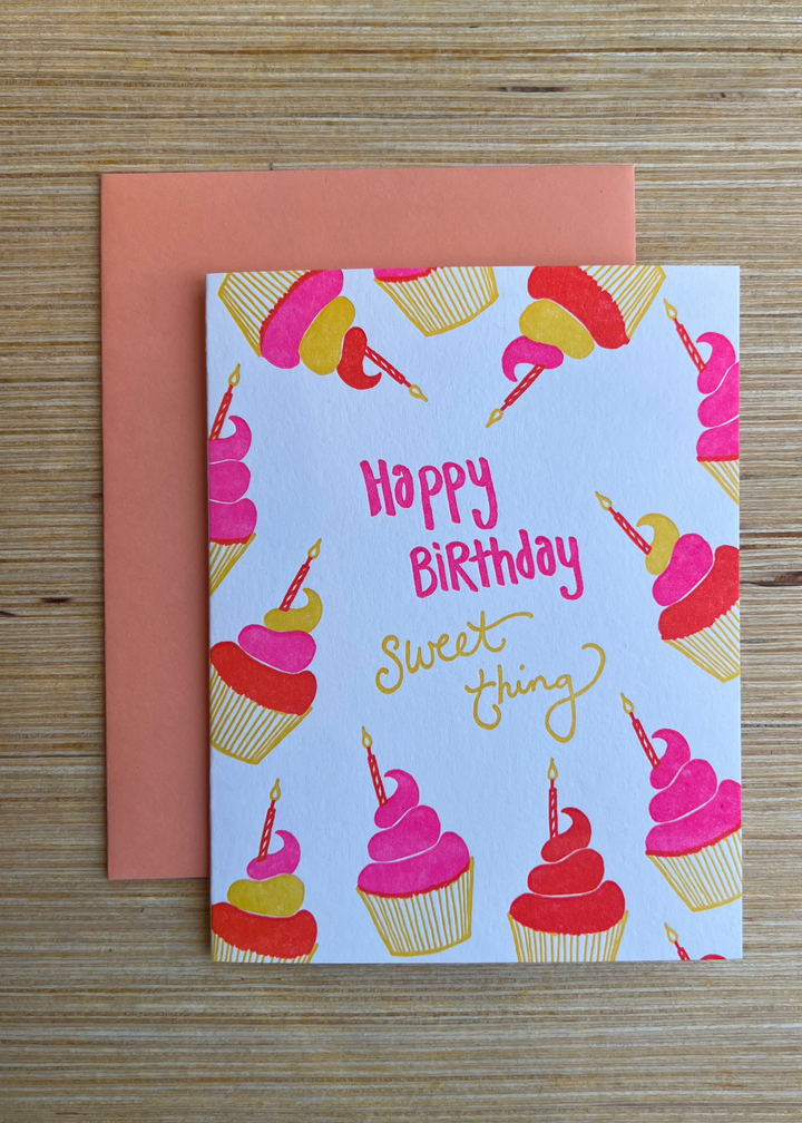 Cupcake Birthday Card