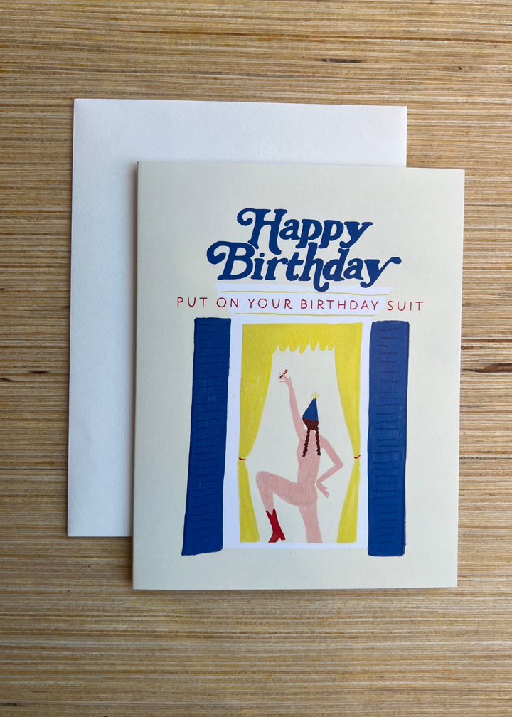 Birthday Suit Card