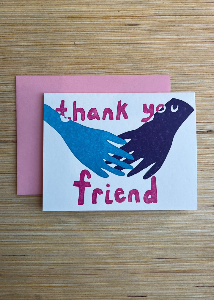 Thank You Friend Card