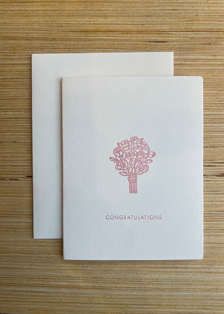 Congratulations Bouquet Card