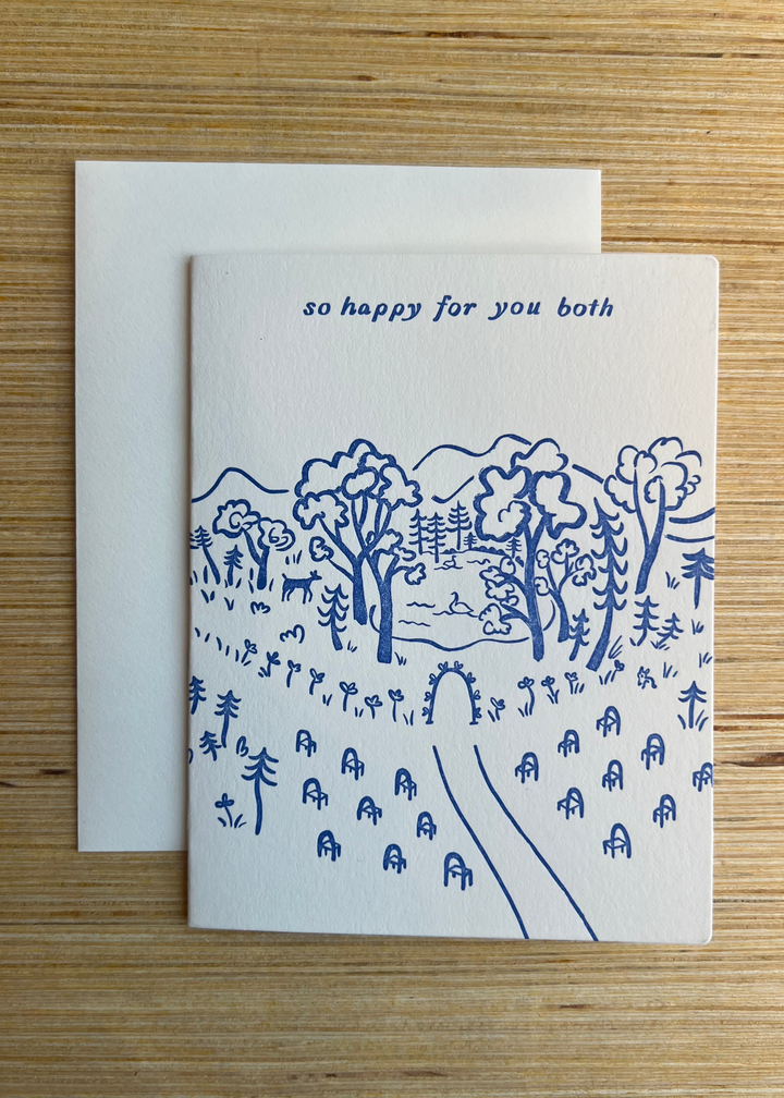 Wedding Pond Card