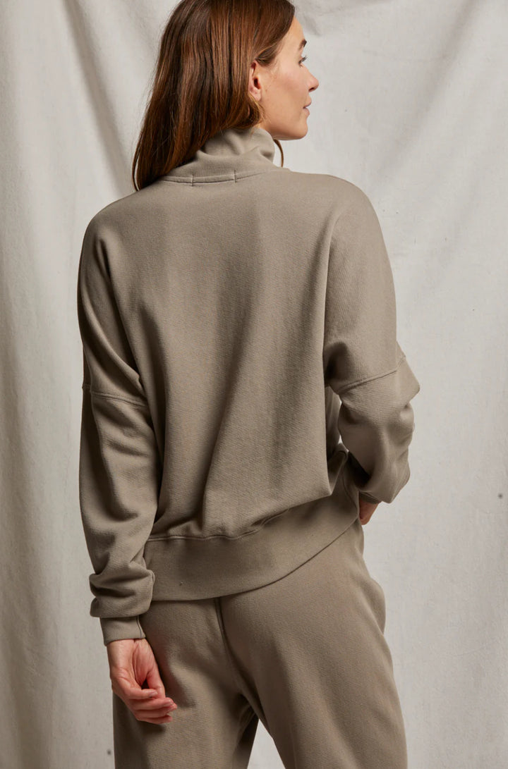 Maren Half Zip - Mushroom