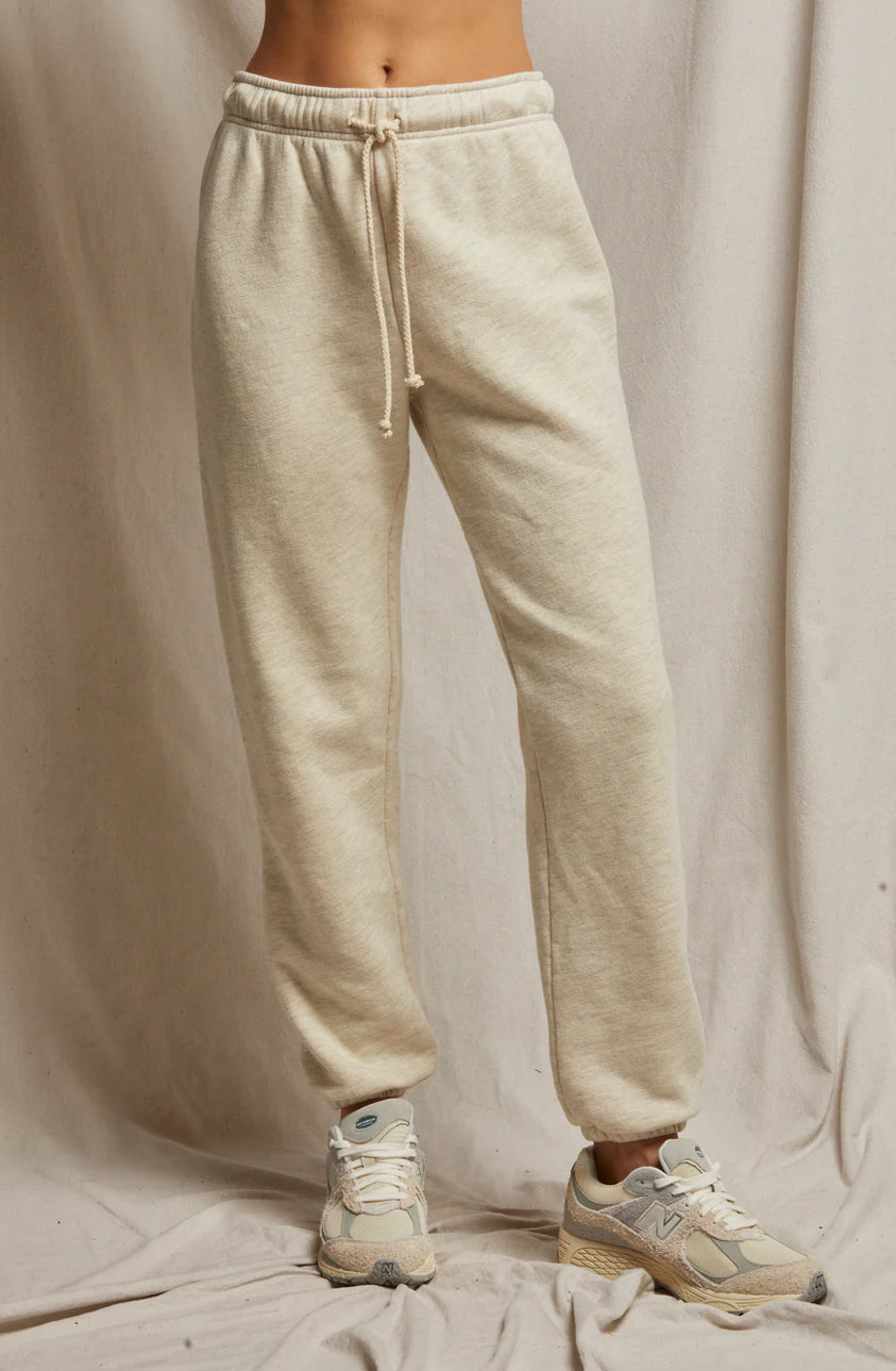 Michelle Fleece Jogger - Oatmeal