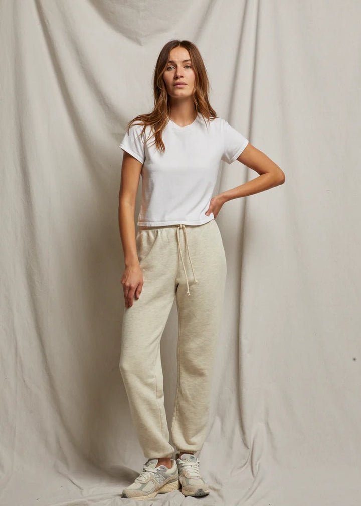 Michelle Fleece Jogger - Oatmeal