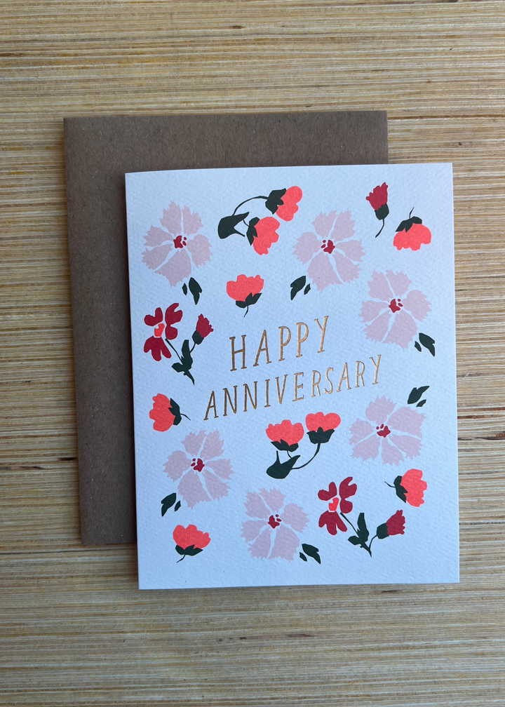 Anniversary Card - Summer Garden