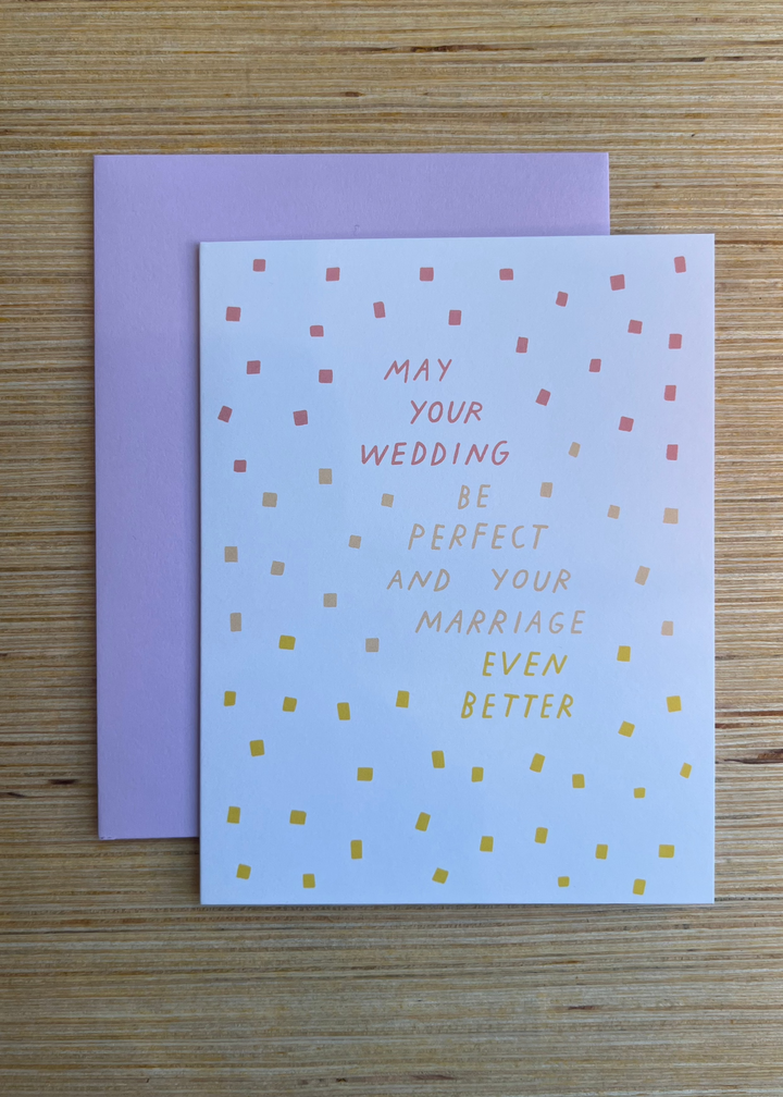 Perfect Wedding Card