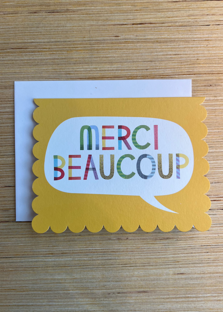 Merci Beaucoup - Thank you Card