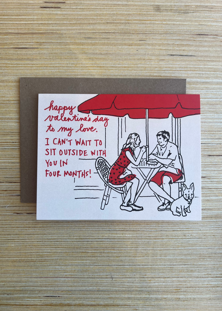 Sidewalk Cafe Vday Card