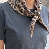 Cashmere Bandana - Leopard