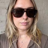 Rifka Sunglasses - Negroni / Green