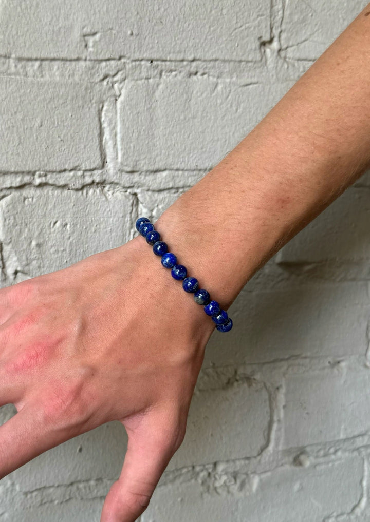 Beaded Bracelet - Lapis/ Malachite