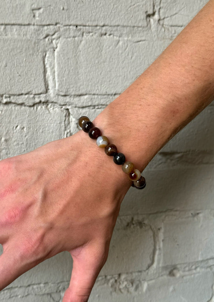 Beaded Bracelet - Brown Jasper