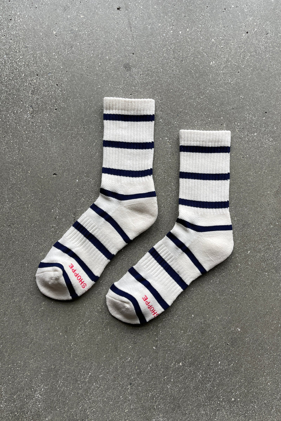 Striped Boyfriend Socks - Sailor Stripe