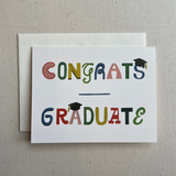 Graduate Typography Card