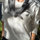 Cashmere Bandana - Heather Grey