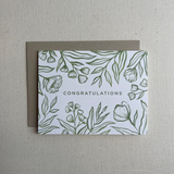Congrats Botanical Card