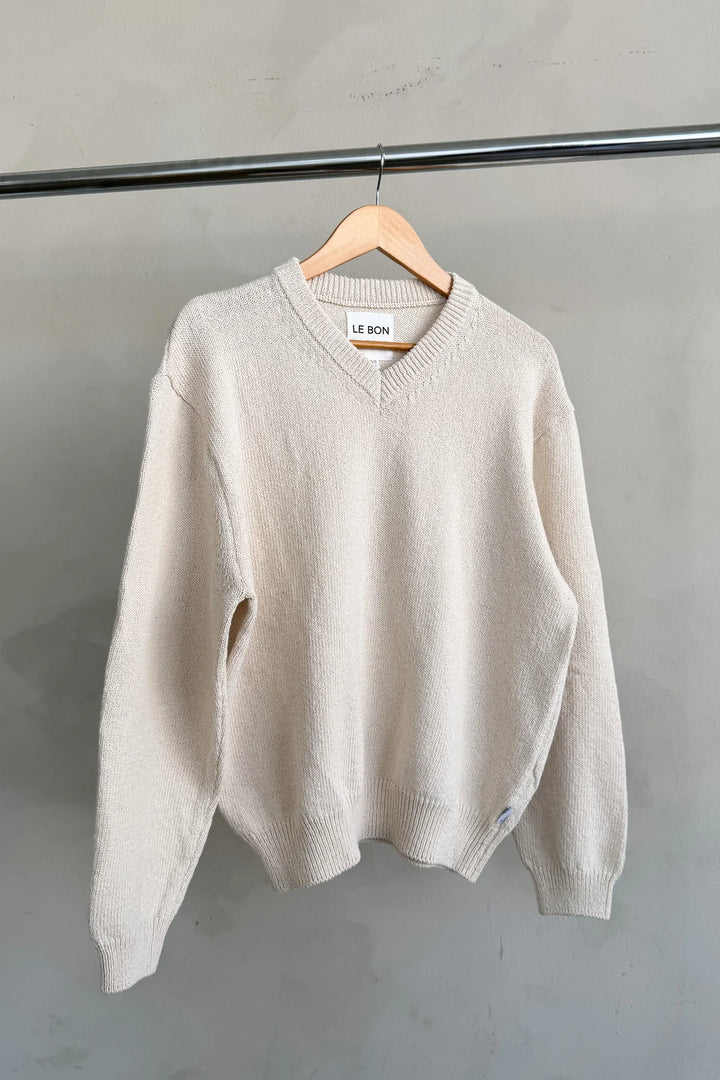 Gabby Cotton Sweater - Naturel