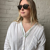 Daisy Sunglasses Chain - White