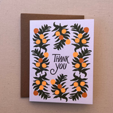 Thank You Oranges Card