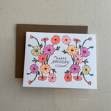 Anniversary Poppies Card