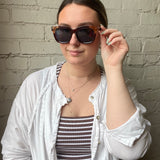 Sienna Sunglasses - Burgundy Coral