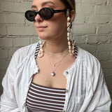 Jane Sunglasses Chain - Shell
