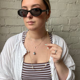 Rosie Sunglasses Chain - White