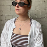 Rosie Sunglasses Chain - White