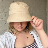 Organic Cotton Bucket Hat - Sand