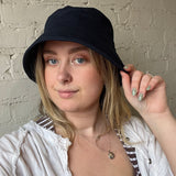 Organic Cotton Bucket Hat - Navy