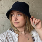 Organic Cotton Bucket Hat - Navy