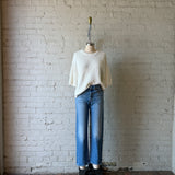 Lucky Sweater Tee - Chalk