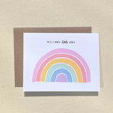 Little Rainbow Baby Card