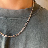 Curb Chain Necklace - Stainless Steel