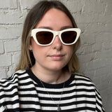 Kimma Sunglasses - New Blonde / Vibrant Brown