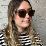 West Sunglasses - Ghost / Green