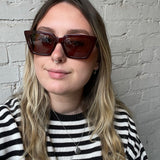 Keera Sunglasses - Cranberry / Sedona